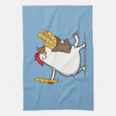 Linge De Cuisine Chat №3 de vendredi (Vertical)