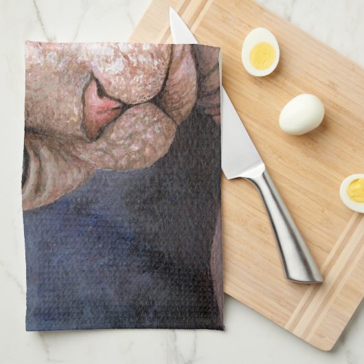 Linge De Cuisine Chat 578 Sphynx (Quart Plié)