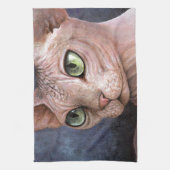 Linge De Cuisine Chat 578 Sphynx (Vertical)