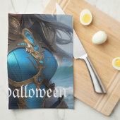 Linge De Cuisine Chat à oeil bleu (Quart Plié)