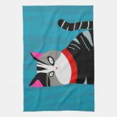 Linge De Cuisine Chat Abstrait (Vertical)