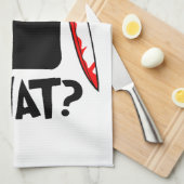 Linge De Cuisine Chat assassin avec couteau (Quart Plié)