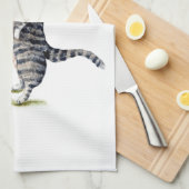 Linge De Cuisine Chat avec poisson (Quart Plié)