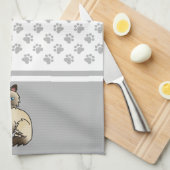 Linge De Cuisine Chat Birman / Ragdoll Point Chocolat & Pattes Mign (Quart Plié)