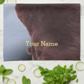 Linge De Cuisine Chat bleu russe (Plié)