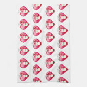 Linge De Cuisine Chat chanceux avec amour (Vertical)