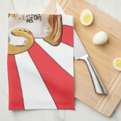 Linge De Cuisine Chat chanceux B (Quart Plié)