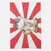 Linge De Cuisine Chat chanceux B (Vertical)