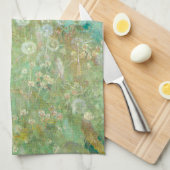 Linge De Cuisine Chat dans la prairie estivale, Bruno Liljefors (Quart Plié)