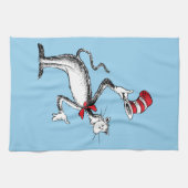 Linge De Cuisine Chat dans le Casquette prend une chèvre (Horizontal)