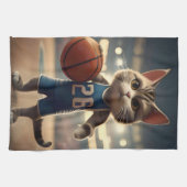 Linge De Cuisine Chat De Basketball, Couvercle De Golf, (Horizontal)