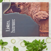 Linge De Cuisine Chat de chou frisé (Plié)