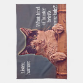 Linge De Cuisine Chat de chou frisé (Vertical)