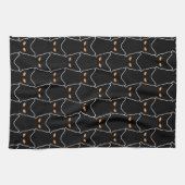 Linge De Cuisine Chat de Kitty de noir de festin de tour | (Horizontal)
