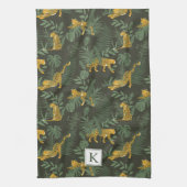 Linge De Cuisine Chat de la jungle de léopard tropical (Vertical)