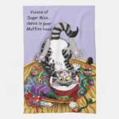 Linge De Cuisine Chat de Noël (Vertical)