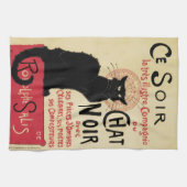 Linge De Cuisine Chat de Noir~Black de conversation (Horizontal)