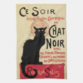 Linge De Cuisine Chat de Noir~Black de conversation (Vertical)