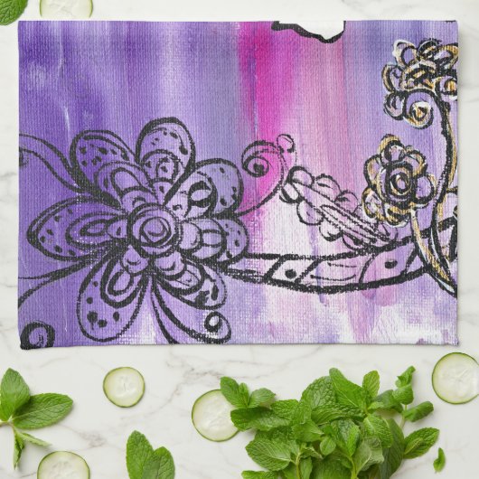 Linge De Cuisine Chat de papillon (Plié)