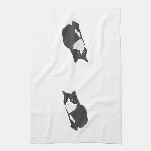 Linge De Cuisine Chat de smoking (Vertical)