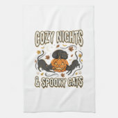 Linge De Cuisine Chat d'Halloween Magie d'Automne (Vertical)