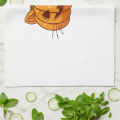 Linge De Cuisine Chat Disco Jack o'Lantern T-Shirt Classique (Plié)