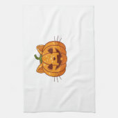Linge De Cuisine Chat Disco Jack o'Lantern T-Shirt Classique (Vertical)