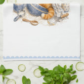 Linge De Cuisine Chat drôle dans la cuisine  (Plié)