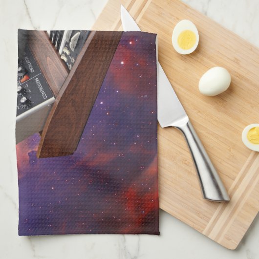 Linge De Cuisine Chat et clavier (Quart Plié)