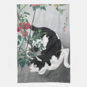 Linge De Cuisine Chat et tomate, Takahashi Shôtei (Vertical)