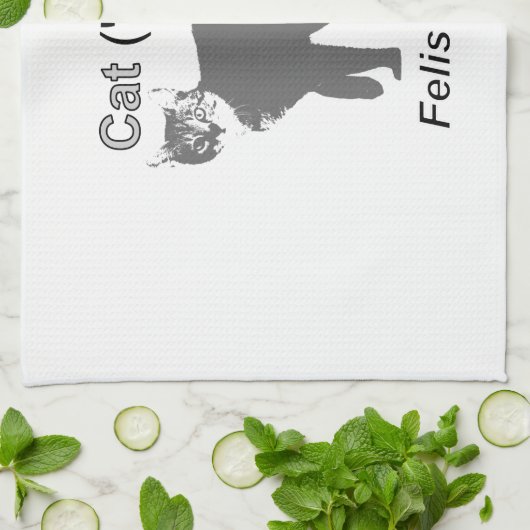 Linge De Cuisine Chat Felis Catus (Plié)