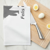 Linge De Cuisine Chat Felis Catus (Quart Plié)