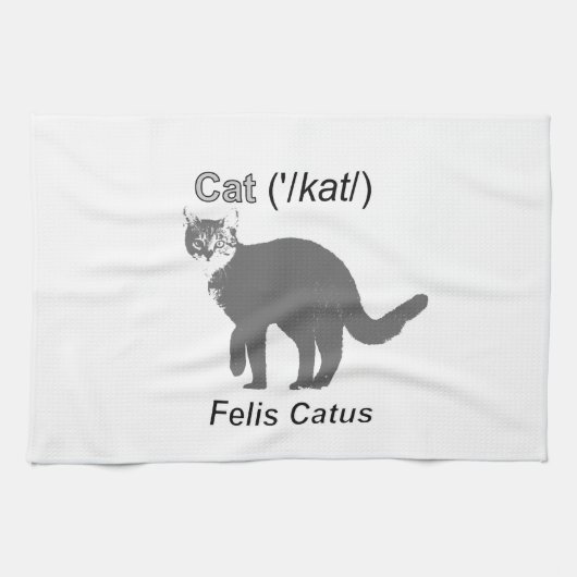 Linge De Cuisine Chat Felis Catus (Horizontal)