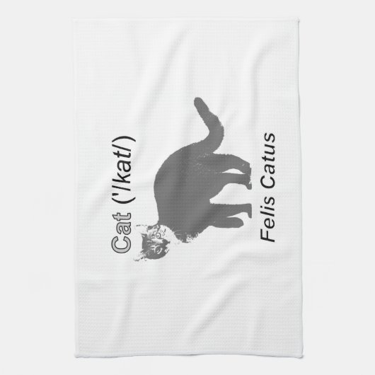 Linge De Cuisine Chat Felis Catus (Vertical)