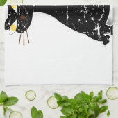 Linge De Cuisine Chat gras noir désossé (Plié)