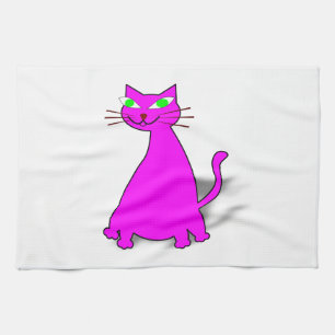 Linge De Cuisine Chat gras rose