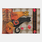 Linge De Cuisine Chat Halloween Kitty (Horizontal)