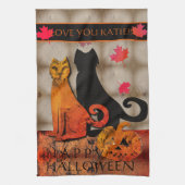 Linge De Cuisine Chat Halloween Kitty (Vertical)