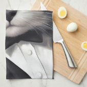 Linge De Cuisine Chat intelligent (Quart Plié)