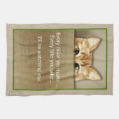 Linge De Cuisine Chat Je Vous Regarderai Chanson Parodie  (Horizontal)