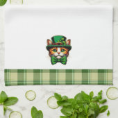 Linge De Cuisine Chat mignon/chaton Saint Patrick's Day (Plié)
