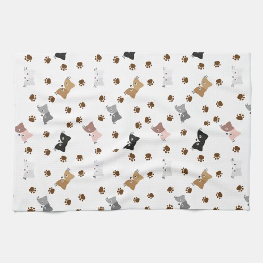 Linge De Cuisine Chat mignon et pattes    (Horizontal)