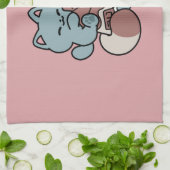 Linge De Cuisine Chat Mignon Lait Chocolat – Boisson Confortable et (Plié)