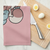 Linge De Cuisine Chat Mignon Lait Chocolat – Boisson Confortable et (Quart Plié)