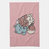Linge De Cuisine Chat Mignon Lait Chocolat – Boisson Confortable et (Vertical)