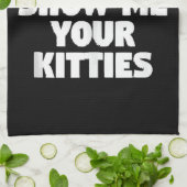 Linge De Cuisine Chat Montre-moi tes chatons (Plié)