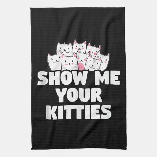 Linge De Cuisine Chat Montre-moi tes chatons (Vertical)