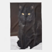Linge De Cuisine Chat noir (Vertical)
