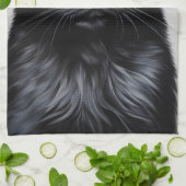 Linge De Cuisine Chat noir (Plié)