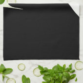 Linge De Cuisine Chat noir à oreille verte (Plié)